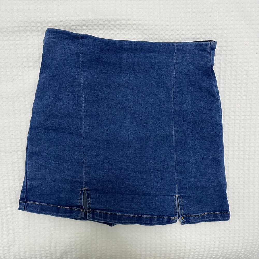Denim Mini Skort